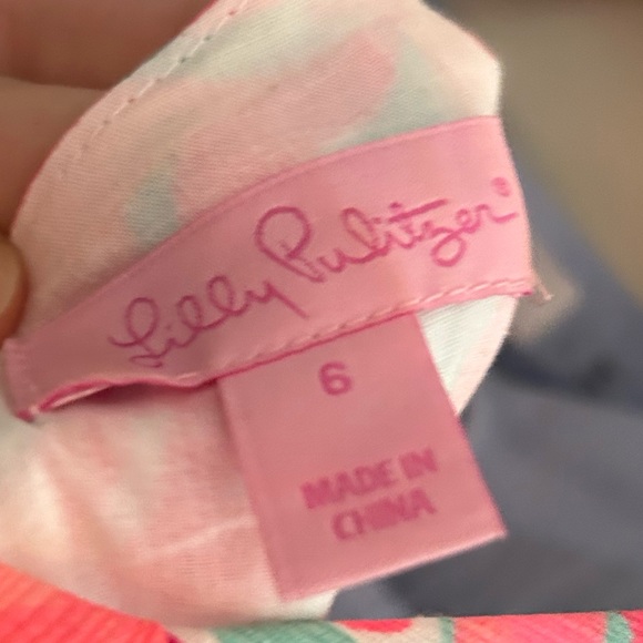 Lilly Pulitzer Blue and Pink Dress - Picture 2 of 3